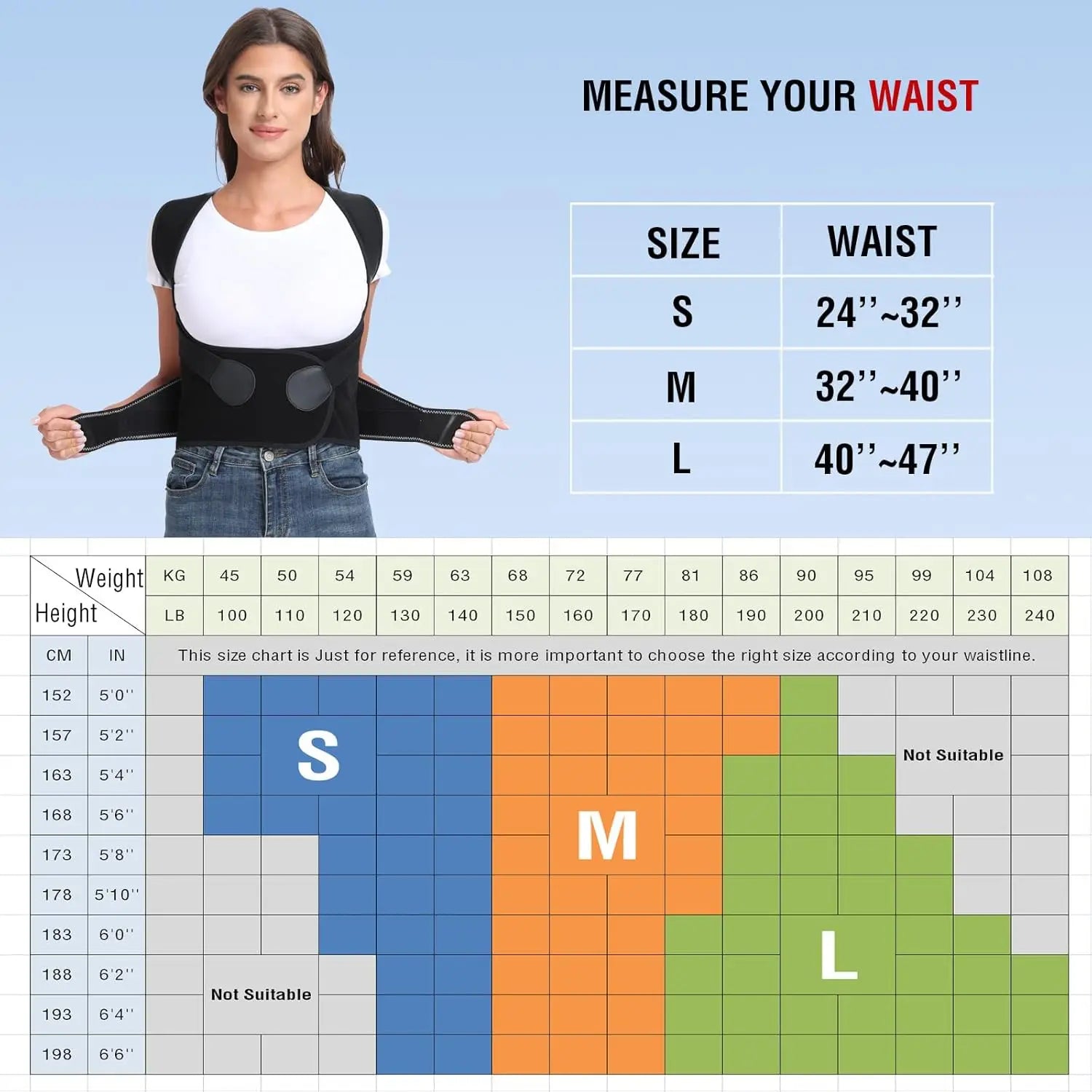 Comfort Fit Posture Brace